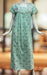 Sea Green Chikankari Boutique Cotton Nighty. Boutique Cotton | Laces and Frills - Laces and Frills