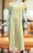 Yellow Chikankari Boutique Cotton Nighty. Boutique Cotton | Laces and Frills - Laces and Frills