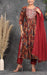 Maroon Garden Kurti With Pant And Dupatta Set. Versatile Muslin. | Laces and Frills - Laces and Frills