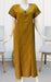 Yellow Dots Spun Extra Large Nighty. Flowy Spun Fabric | Laces and Frills - Laces and Frills