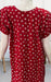 Red Floral Pure Cotton XXL Nighty . Pure Durable Cotton | Laces and Frills - Laces and Frills