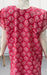 Pink Abstract Pure Cotton XXL Nighty . Pure Durable Cotton | Laces and Frills - Laces and Frills