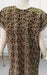 Brown Floral Pure Cotton XXL Nighty . Pure Durable Cotton | Laces and Frills - Laces and Frills