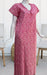 Pink Motif Garden Pure Cotton Nighty. Pure Durable Cotton | Laces and Frills - Laces and Frills