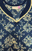 Indigo Blue Floral Pure Cotton Nighty. Pure Durable Cotton | Laces and Frills - Laces and Frills
