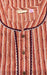 Peach Stripes Spun Nighty. Pure Durable Cotton | Laces and Frills - Laces and Frills