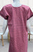 Pink Leafy Pure Cotton Nighty. Pure Durable Cotton | Laces and Frills - Laces and Frills