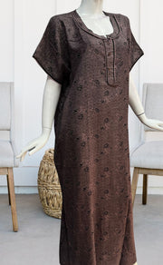 Pink Flora Spun Nighty. Flowy Spun Fabric | Laces and Frills - Laces and Frills