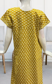 Mustard Buds Pure Cotton Zip Nighty. Pure Durable Cotton | Laces and Frills - Laces and Frills