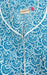 Sky Blue Flora Pure Cotton Zip Nighty. Pure Durable Cotton | Laces and Frills - Laces and Frills