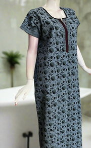 Grey Garden Pure Cotton Nighty. Pure Durable Cotton | Laces and Frills