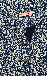 Blue Garden Pure Cotton Nighty. Pure Durable Cotton | Laces and Frills