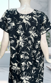 Teal Blue Garden Spun Nighty. Flowy Spun Fabric | Laces and Frills