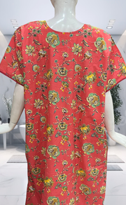 Peach Garden Pure Cotton Nighty. Pure Durable Cotton | Laces and Frills