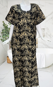 Black Garden Pure Cotton Nighty. Pure Durable Cotton | Laces and Frills