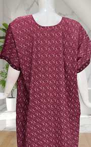 Pink Tiny Flora Pure Cotton Nighty. Pure Durable Cotton | Laces and Frills