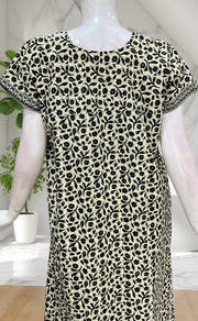 Off White Flora Pure Cotton Nighty. Pure Durable Cotton | Laces and Frills