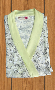 Yellow Garden 2-Piece Boutique Cotton House Coat & Nighty Set| Laces and Frills