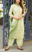 Pista Green Floral Kurti With Afgani Salwar And Dupatta Set.Pure Versatile Cotton. | Laces and Frills - Laces and Frills