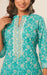 Turquoise Blue Garden Jaipur Cotton Kurti With Pathani Pant And Cotton Dupatta Set  .Pure Versatile Cotton. | Laces and Frills - Laces and Frills