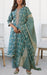 Teal Blue Jaipur Cotton Kurti With Pant And Dupatta Set  .Pure Versatile Cotton. | Laces and Frills - Laces and Frills