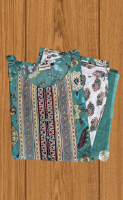 Brook Green Garden Jaipur Cotton Kurti With Pant And Dupatta Set. Pure Versatile Cotton. | Laces and Frills