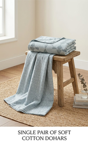 Blanket | Dohar. Pista Green Abstract soft & Cozy. Two Pc Single bed | Laces and Frills - Laces and Frills