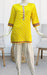 Yellow Stripes Jaipuri Cotton Short Kurti. Pure Versatile Cotton. | Laces and Frills - Laces and Frills
