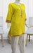 Yellow Stripes Jaipuri Cotton Short Kurti. Pure Versatile Cotton. | Laces and Frills - Laces and Frills