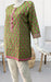 Green/Pink Flora Jaipuri Cotton Short Kurti. Pure Versatile Cotton. | Laces and Frills - Laces and Frills