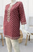 English Pink Flora Jaipuri Cotton Short Kurti. Pure Versatile Cotton. | Laces and Frills - Laces and Frills