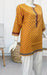 Yellow Lehariya Jaipuri Cotton Short Kurti. Pure Versatile Cotton. | Laces and Frills - Laces and Frills