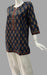 Navy Blue Garden Jaipuri Cotton Short Kurti. Pure Versatile Cotton. | Laces and Frills - Laces and Frills