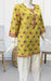 Yellow/Pink Garden Jaipuri Cotton Short Kurti. Pure Versatile Cotton. | Laces and Frills - Laces and Frills