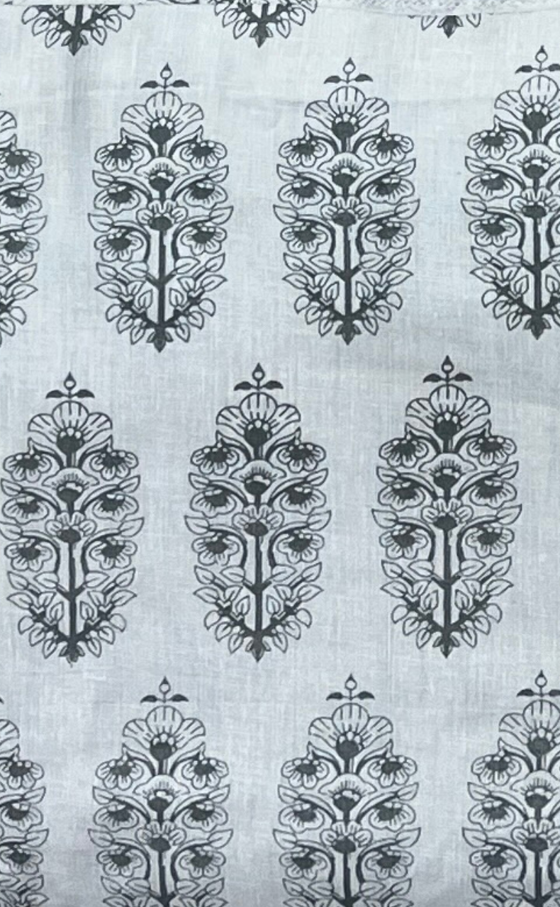 Blanket | Dohar. Sea Green Garden soft & Cozy. Two Pc Single bed | Laces and Frills