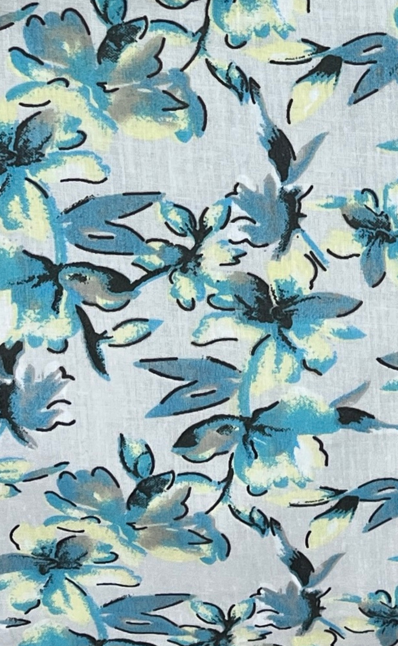 Blanket | Dohar. Sea Green Garden soft & Cozy. Two Pc Single bed | Laces and Frills