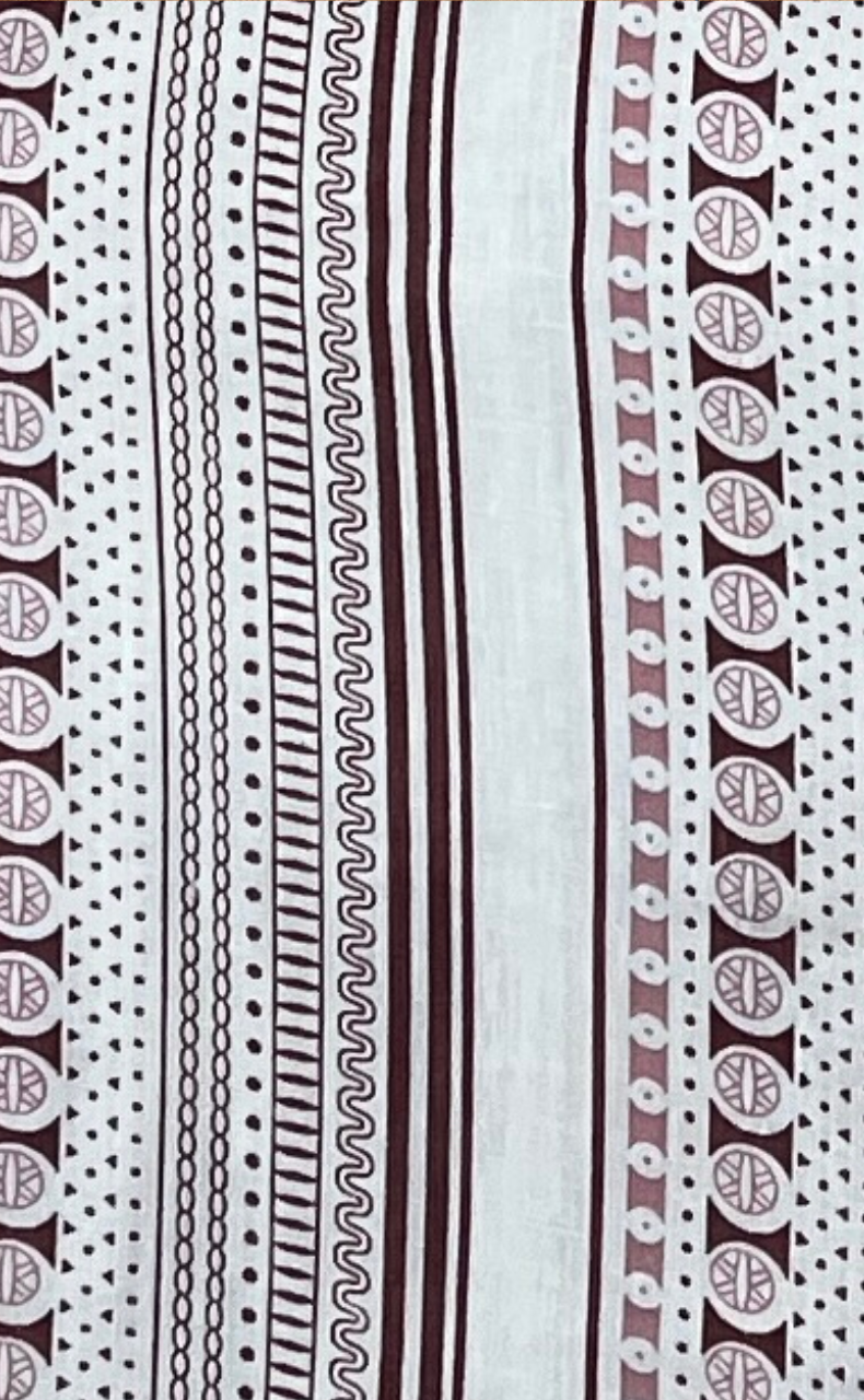 Blanket | Dohar. Maroon Leafy soft & Cozy. Two Pc Single bed | Laces and Frills