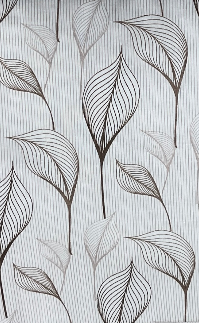 Blanket | Dohar. Brown Leafy soft & Cozy. Two Pc Single bed | Laces and Frills