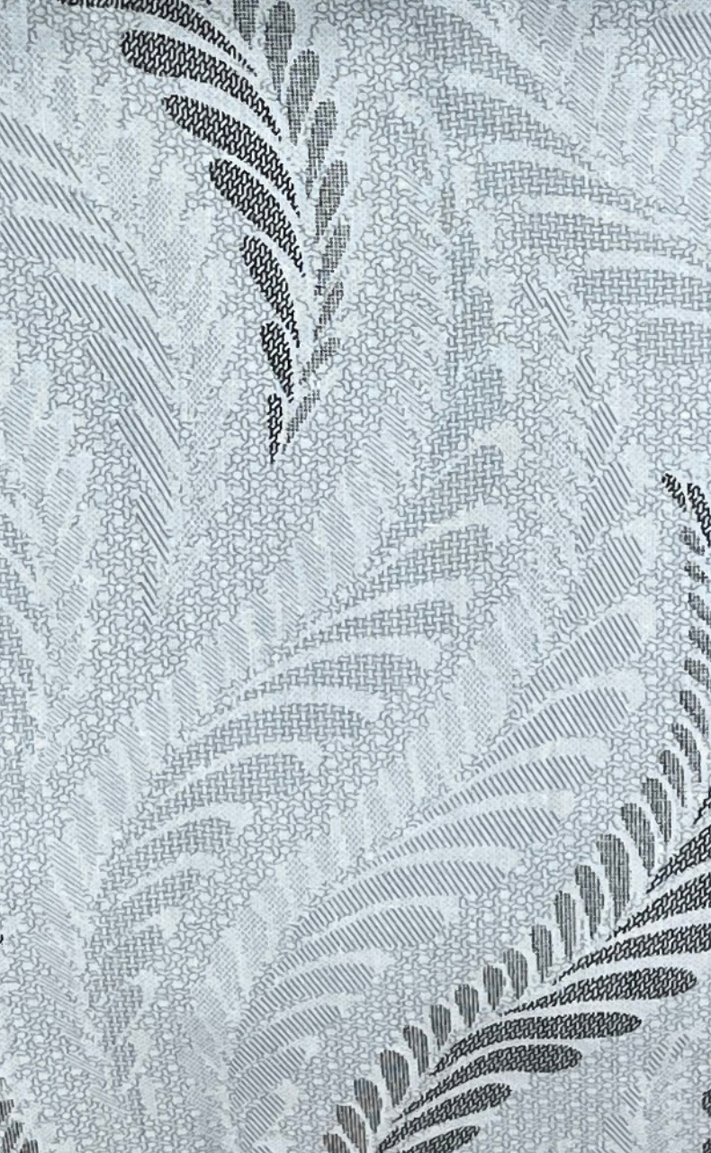 Blanket | Dohar. Grey Leafy soft & Cozy. Two Pc Single bed | Laces and Frills