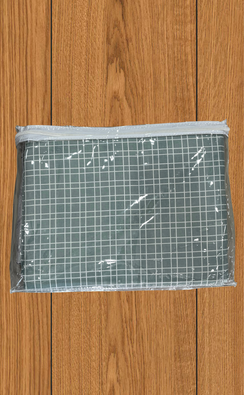 Blanket | Dohar. Pista Green Flora soft & Cozy. Two Pc Single bed | Laces and Frills