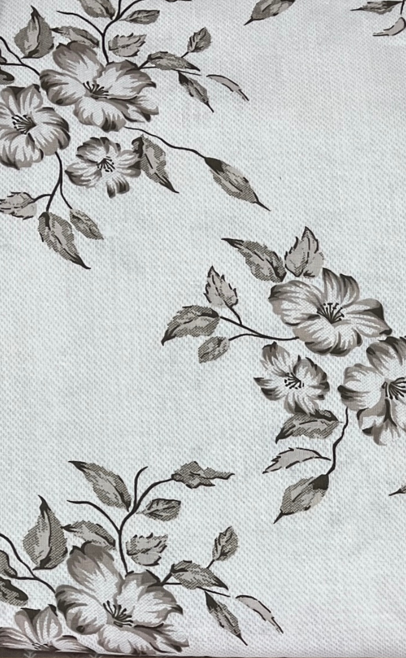 Blanket | Dohar. Brown Garden soft & Cozy. Two Pc Single bed | Laces and Frills