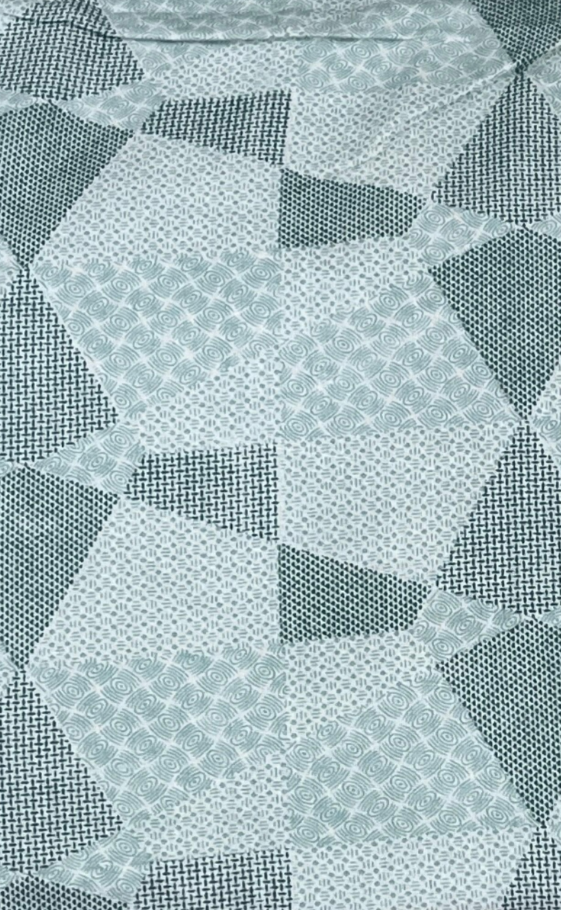 Blanket | Dohar. Pista Green Abstract soft & Cozy. Two Pc Single bed | Laces and Frills