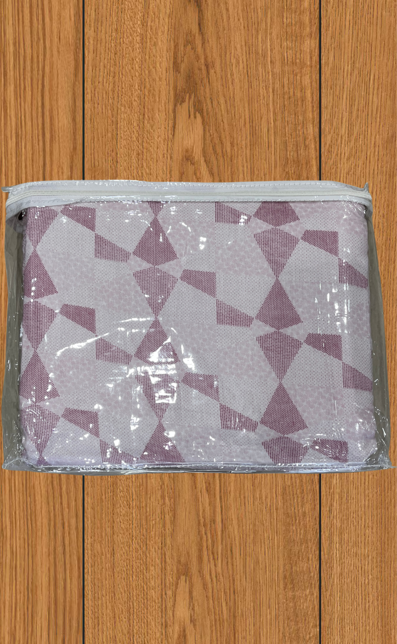 Blanket | Dohar. Pink Abstract soft & Cozy. Two Pc Single bed | Laces and Frills