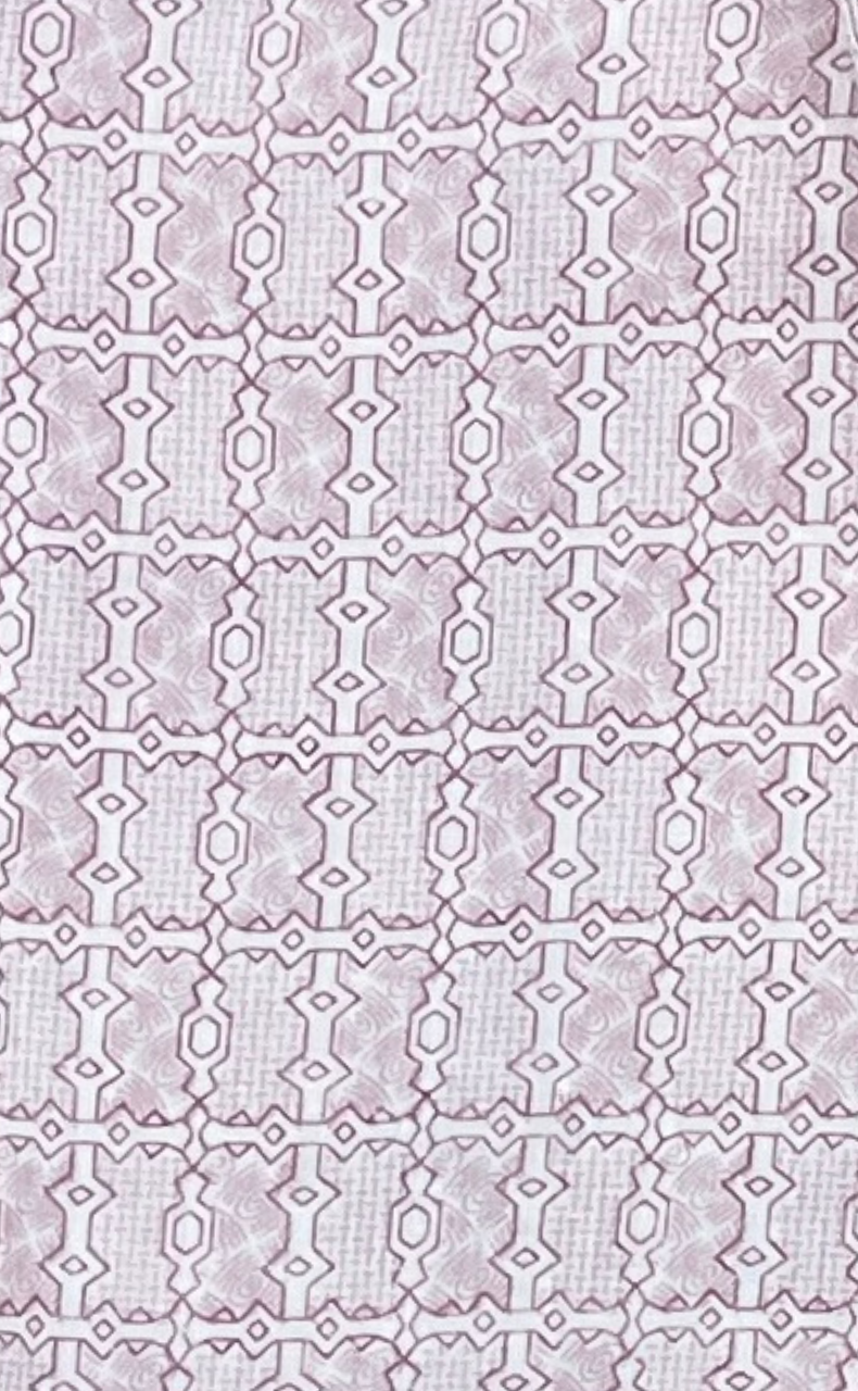 Blanket | Dohar. Pink Abstract soft & Cozy. Two Pc Single bed | Laces and Frills