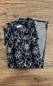 Black Garden Jaipur Cotton Kurti With Pant .Pure Versatile Cotton. | Laces and Frills - Laces and Frills