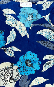 Blue Garden Jaipur Cotton Co-ord Set.Pure Versatile Cotton. | Laces and Frills - Laces and Frills