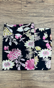 Black Garden Jaipur Cotton Co-ord Set.Pure Versatile Cotton. | Laces and Frills - Laces and Frills