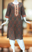 Brown and Orange Mughal Motif Jaipuri Cotton Kurti .Pure Versatile Cotton. | Laces and Frills - Laces and Frills