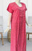 Pink Geometric Pure Cotton 3XL Nighty . Pure Durable Cotton | Laces and Frills - Laces and Frills