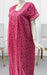 Pink Garden Pure Cotton 3XL Nighty . Pure Durable Cotton | Laces and Frills - Laces and Frills